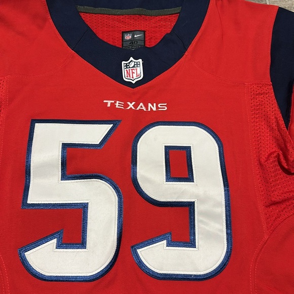 Nike NFL On Field #59 Mercilus Houston Texans Jersey size 40 Embroidered - Picture 2 of 9